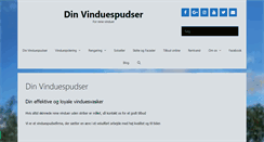 Desktop Screenshot of din-vinduespudser.dk